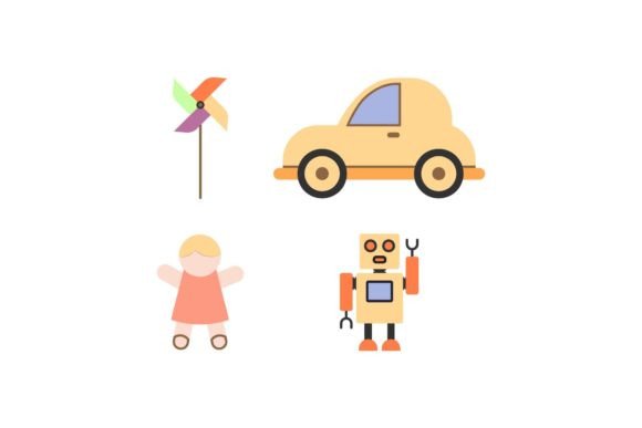 Baby Toy Game Graphics and Icons for Publishers