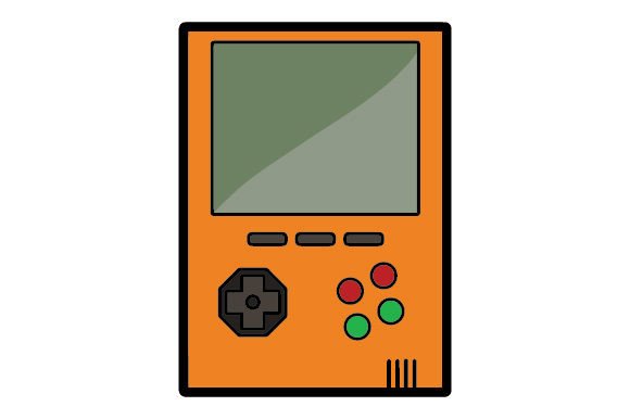 Handheld Retro Game Emulator: Video Games & Crafts