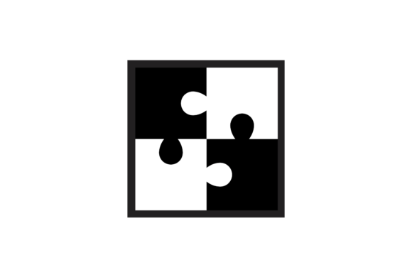 Puzzle Icon Game Graphics for Icons and Merchandise