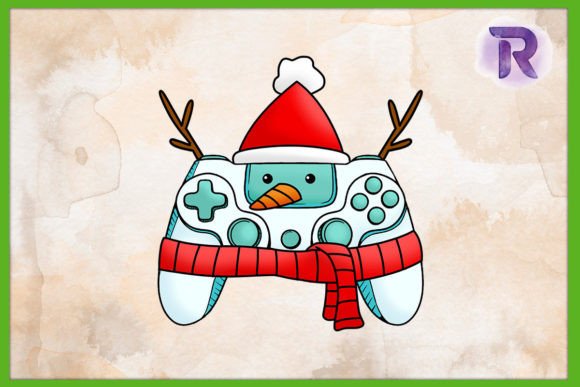 Snowman Game Controller Christmas PNG Review