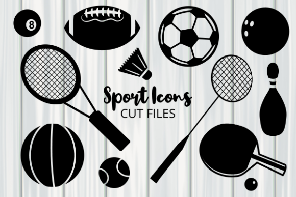 Sport Ball Game Icon Cut Files: A Designer's Review for Graphics & Crafts