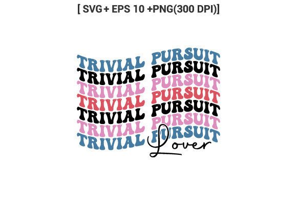 Trivial Pursuit Lover Game Retro SVG: A Graphics Review for Crafts