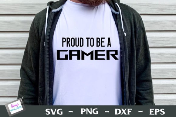 Video Game Graphics & Crafts: Proud to Be a Gamer SVG