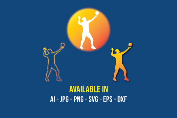 Volleyball Sport Game Icon Set: Graphics & Icons for Local Branding